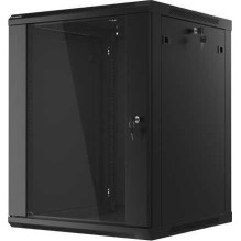 Lanberg WF01-6615-10B Prie sienos montuojama Rack spintelė 15U Juoda Lanberg WF01-6615-10B Prie sienos montuojama Rack spintelė 15U Juoda