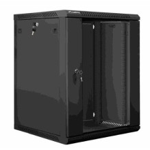 Lanberg WF01-6615-10B Prie sienos montuojama Rack spintelė 15U Juoda Lanberg WF01-6615-10B Prie sienos montuojama Rack spintelė 15U Juoda
