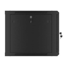 Lanberg WF01-6609-00B Prie sienos montuojama Rack spintelė 19" 9U Juoda Lanberg WF01-6609-00B Prie sienos montuojama Rack spintelė 19" 9U Juoda