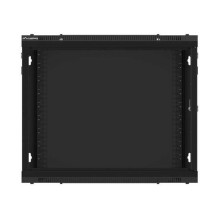 Lanberg WF01-6609-00B Prie sienos montuojama Rack spintelė 19" 9U Juoda Lanberg WF01-6609-00B Prie sienos montuojama Rack spintelė 19" 9U Juoda