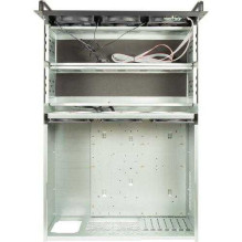„Inter-Tech IPC 4F28 MINING-Stock“ juodas / sidabrinis