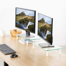 Techly 028504 Universal glass stand 32" 20kg Techly 028504 Universal glass stand 32" 20kg