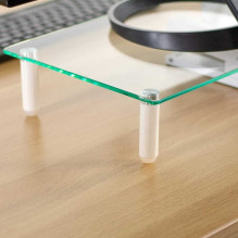 Techly 028504 Universal glass stand 32" 20kg Techly 028504 Universal glass stand 32" 20kg