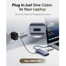 CUDY UH500 Hub USB-C 4K 30Hz HDMI