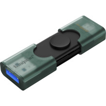 „Kingston“ 256 GB „DataTraveler Duo“ USB 3.2 žalias / juodas DTDEG2 / 256 GB