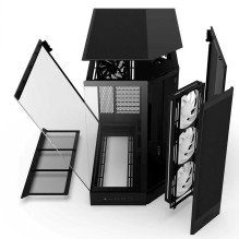 Nzxt H9 Flow RGB (2025) juodas Nzxt H9 Flow RGB (2025) juodas