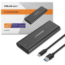 „Qoltec 50311“ korpusas M.2 SATA SSD diskui „Qoltec 50311“ korpusas M.2 SATA SSD diskui
