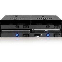 Icy Dock flexiDOCK 4x5.25 " SAS / SATA MB014SP-B R1 juoda