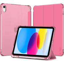 Tech-Protect Hibridinis SC rašiklis Case iPad 10.9" 2022 krištolo rausvai raudonas