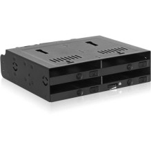Icy Dock flexiDOCK 4x5.25 " SAS / SATA MB014SP-B R1 juoda