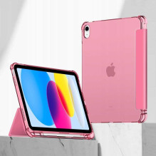 Tech-Protect Hibridinis SC rašiklis Case iPad 10.9" 2022 krištolo rausvai raudonas