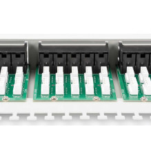 DIGITUS Patch skydelis 1U 50x RJ45 LSA pilka