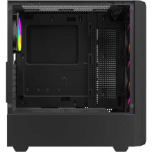 Savio Noctis Glass X1 RGB juodas Savio Noctis Glass X1 RGB juodas