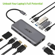 Acer Acer 12in1 Type-C dongle Silver Acer Acer 12in1 Type-C dongle Silver