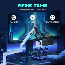 „Fifine TAM8W XLR / USB“ baltas „Fifine TAM8W XLR / USB“ baltas
