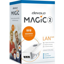 Devolo „Magic 2 LAN“ trigubas + vienas, baltas Devolo „Magic 2 LAN“ trigubas + vienas, baltas