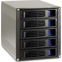 Inter-Tech ST-5255 2,5" / 3,5" SAS / SATA juoda 88887370 Inter-Tech ST-5255 2,5" / 3,5" SAS / SATA juoda 88887370