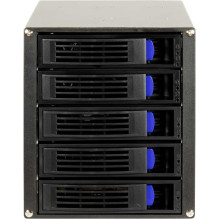 Inter-Tech ST-5255 2,5" / 3,5" SAS / SATA juoda 88887370 Inter-Tech ST-5255 2,5" / 3,5" SAS / SATA juoda 88887370