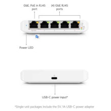 Ubiquiti USW-Flex-Mini-5 Balta