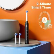 Bitvae R1 Electric toothbrush x8 brushes / travel case / cable Black Bitvae R1 Electric toothbrush x8 brushes / travel case / cable Black