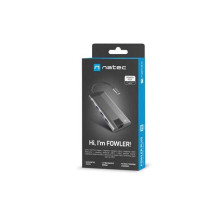 Natec NMP-1690 USB-C HDMI Pilka Natec NMP-1690 USB-C HDMI Pilka