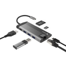 Natec NMP-1690 USB-C HDMI Pilka Natec NMP-1690 USB-C HDMI Pilka
