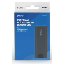 Savio AK-67 M.2 USB 3.0 PCIe pilka Savio AK-67 M.2 USB 3.0 PCIe pilka