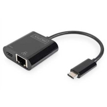 DIGITUS DN-3027 USB C tipo eterneto adapteris DIGITUS DN-3027 USB C tipo eterneto adapteris