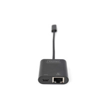 DIGITUS DN-3027 USB C tipo eterneto adapteris DIGITUS DN-3027 USB C tipo eterneto adapteris