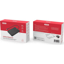 UNITEK DiskGuard Raiden 2,5" SATA USB 3.2 Juoda Y-3036A UNITEK DiskGuard Raiden 2,5" SATA USB 3.2 Juoda Y-3036A