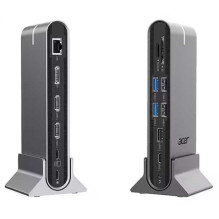Acer universali įkrovimo stotelė 15in1 USB-C pilka Acer universali įkrovimo stotelė 15in1 USB-C pilka