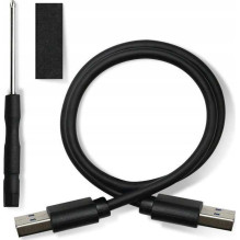 Qoltec Aliuminio išorinis kietasis diskas Case 2,5'' SATA USB 3.0 Silver 51871 Qoltec Aliuminio išorinis kietasis diskas Case 2,5'' SATA USB 3.0 Silver 51871