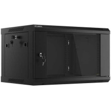 Lanberg Stovėjimo spintelė 19 colių 6U Juoda Lanberg Stovėjimo spintelė 19 colių 6U Juoda