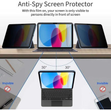 Tech-Protect Stiklas Spy + iPad 10.9'' 10gen 2022 m. 1pcs Tech-Protect Stiklas Spy + iPad 10.9'' 10gen 2022 m. 1pcs