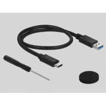 DELOCK Išorinis korpusas 2,5 colio SATA USB 3.1 Juodas 42610 DELOCK Išorinis korpusas 2,5 colio SATA USB 3.1 Juodas 42610