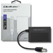 Qoltec Hard Drive Adapter 2.5" SATA USB 3.0 Black 50644 Qoltec Hard Drive Adapter 2.5" SATA USB 3.0 Black 50644