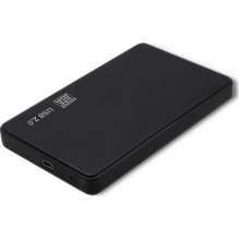 Qoltec Išorinis kietasis diskas Case 2,5'''' SATA USB 2.0 Juodas 51862 Qoltec Išorinis kietasis diskas Case 2,5'''' SATA USB 2.0 Juodas 51862