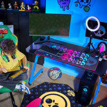 Subsonic žaidimų pelės kilimėlis XXL Brawl Stars kaukolės kartotuvas Subsonic žaidimų pelės kilimėlis XXL Brawl Stars kaukolės kartotuvas