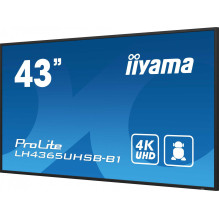 Iiyama ProLite LH4365UHSB-B1 42.5" IPS 16:9 Iiyama ProLite LH4365UHSB-B1 42.5" IPS 16:9