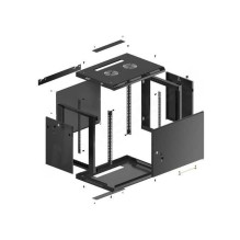 Lanberg WF01-6409-00B rack cabinet 9U