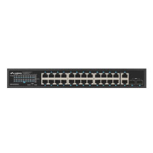 Lanberg switch 24x 1GB PoE+ / 2x GB 2x SFP rack 19" 250W Lanberg switch 24x 1GB PoE+ / 2x GB 2x SFP rack 19" 250W
