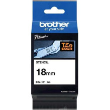 Brother Stencil Tape Cassette STE141 Black Brother Stencil Tape Cassette STE141 Black