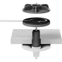 Logitech Mikrofono kapsulės pakabinamas laikiklis, baltas 952-000123 Logitech Mikrofono kapsulės pakabinamas laikiklis, baltas 952-000123