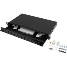 Lanberg Patch Panel 12xSC Duplex 12xLC Quad Rack 19" 1U