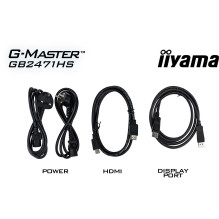 „Iiyama G-Master GB2471HS-B1 Red Eagle“ 23,8 colio greitas IPS 16:9 vaizdo formatas „Iiyama G-Master GB2471HS-B1 Red Eagle“ 23,8 colio greitas IPS 16:9 vaizdo formatas