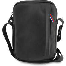 BMW BMTB8PCASEPOK 8 colių anglies pluošto kišenės ir metalinis logotipas, juodas