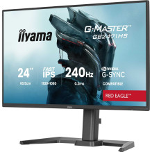 „Iiyama G-Master GB2471HS-B1 Red Eagle“ 23,8 colio greitas IPS 16:9 vaizdo formatas „Iiyama G-Master GB2471HS-B1 Red Eagle“ 23,8 colio greitas IPS 16:9 vaizdo formatas