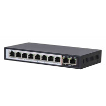 „Extralink CERES PoE“ komutatorius 8x 100Mb/s PoE / PoE+ 2x RJ45 Uplink