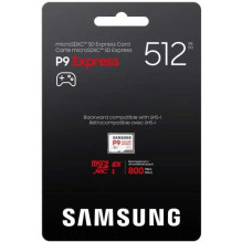 Samsung P9 Express Micro SDXC 512GB 10 klasė MB-MK512T / WW Samsung P9 Express Micro SDXC 512GB 10 klasė MB-MK512T / WW