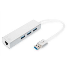 DIGITUS DA-70250-1 Stebulė USB 3.0 Balta DIGITUS DA-70250-1 Stebulė USB 3.0 Balta
